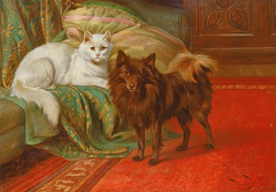 Kitty and Pip by Wright Barker